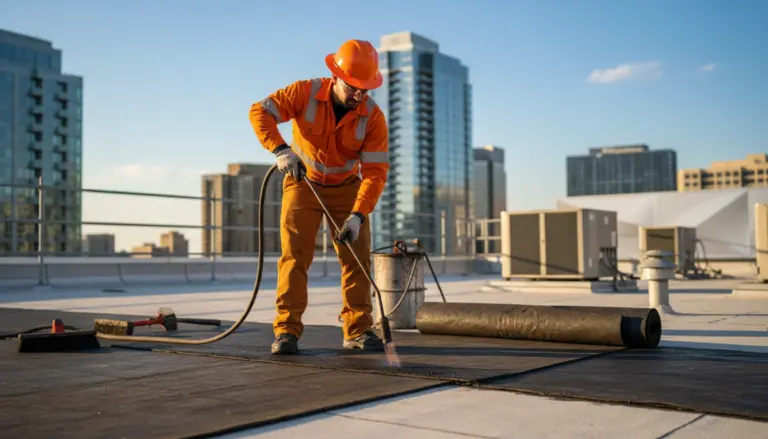Built-up roofing (BUR)