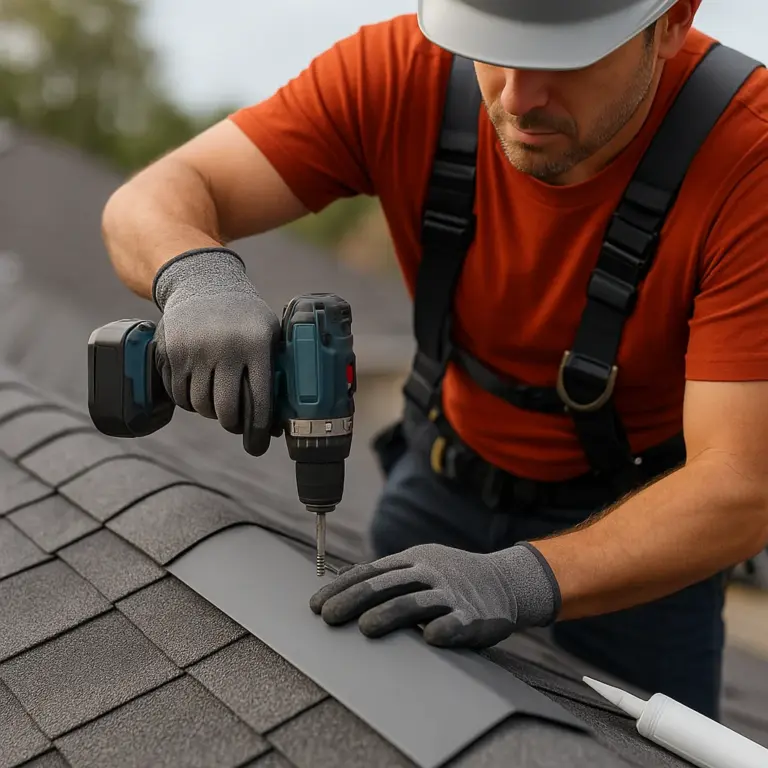 Ridge cap repair